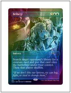 1x Bribery, Foil, Secret Lair, Magic, MTG NM - Image 1