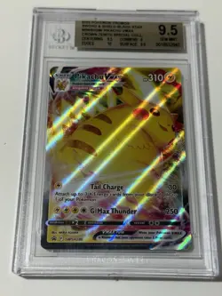Pokemon TCG Pikachu VMAX SWSH286 Black Star Promo Beckett BGS Gem Mint 9.5 - Image 2