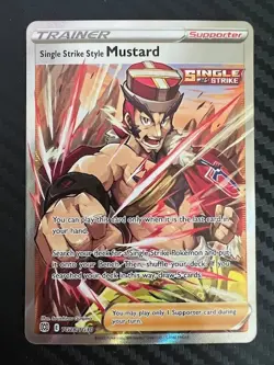 Pokemon TCG Single Strike Style Mustard TG28/TG30 Brilliant Stars NM - Image 1