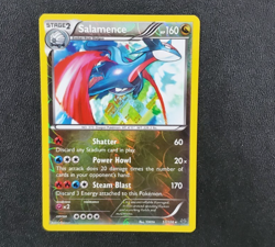 Pokemon TCG XY Roaring Skies - Salamence 57/108 Reverse Holo Rare NM - Image 1