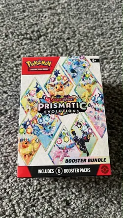 Pokemon TCG Prismatic Evolutions Booster Bundle (6 Packs) New & Factory Sealed✅ - Image 3