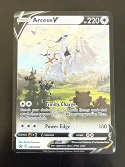 Arceus V SWSH204 Pokemon TCG Promo - Full Art Holo Near Mint NM - Image 1