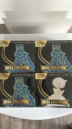 Pokemon Mega Evolution ETB Set of 4 Factory Sealed Brand New - Image 1