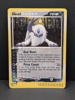 Absol 1/97 EX Dragon Holo Ultra Rare Pokemon TCG Nintendo e-reader vintage MP - Image 1