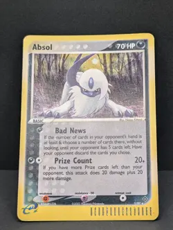 Absol 1/97 EX Dragon Holo Ultra Rare Pokemon TCG Nintendo e-reader vintage MP - Image 3