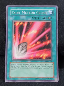 3 x YuGiOh Fairy Meteor Crush - DB1-EN178 - Rare - Unlimited Edition NM - Image 3