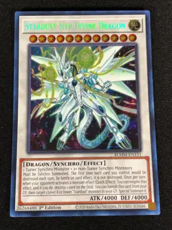 Yugioh Stardust Sifr Divine Dragon BLMM-EN151 1st Secret (NM) - Image 1