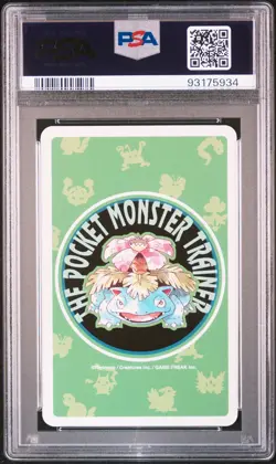 1996 POKEMON GREEN VERSION PLAYING CARDS QUEEN OF CLUBS #037 VULPIX PSA 10 - Image 2