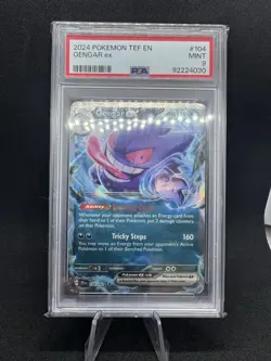 PSA 9 Gengar ex 104/162 Temporal Forces TEF Pokemon Card MINT - Image 1