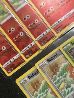 Pokemon GO Peelable Ditto Lot - Bidoof, Numel, Spinarak - 7 Cards (Unpeeled) NM - Image 2