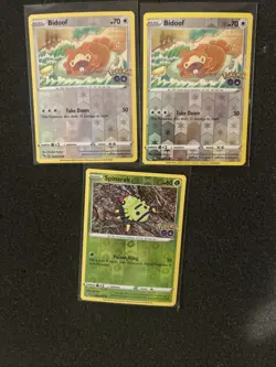 Pokemon GO Peelable Ditto Lot - Bidoof, Numel, Spinarak - 7 Cards (Unpeeled) NM - Image 5