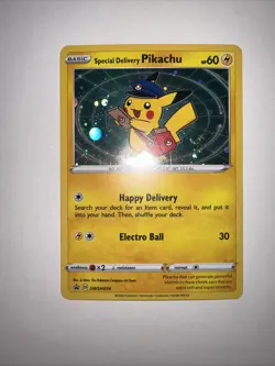 Special Delivery Pikachu SWSH074 SWSH: Sword & Shield Promo Cards Holo - Image 2