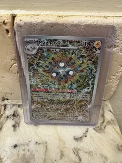 Pokemon TCG Magneton 159 Holo Surging Sparks ETB Promo Card NM Condition - Image 1