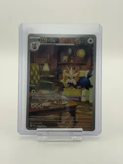 Pokemon TCG Herdier White Flare Illustration Rare Card 155/086 NM - Image 1