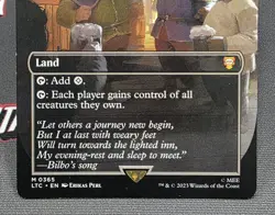 MTG Homeward Path- DAMAGED -The Lord of the Rings Commander Magic Card # 365 - Image 4