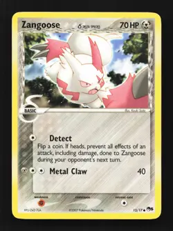Zangoose 15/17 POP Series 5 English Pokemon Card TCG - Image 1