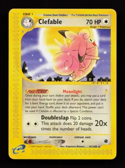 Clefable 41/165 Rare Expedition Non Holo Pokemon Card - Image 1
