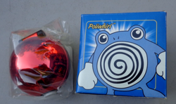 MIB POKEMON #61 POLIWHIRL Burger King Gold-Plated Card Pokeball Card 1999 - Image 1