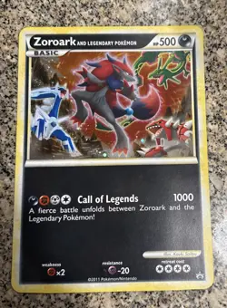 Zoroark And The Legendary Pokemon JUMBO 2011 PROMO Card Oversized HOLO | NM - Image 1