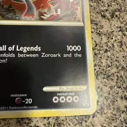 Zoroark And The Legendary Pokemon JUMBO 2011 PROMO Card Oversized HOLO | NM - Image 2