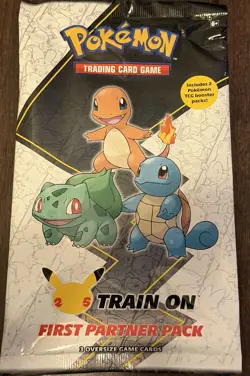 Pokemon TCG First Partner Pack KANTO 25th Anniversary Train On Oversize Card x2 820650809682 - Image 3