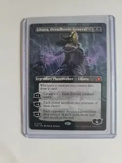 x1 Liliana, Dreadhorde General FDN Foundations MTG 359 MYTHIC BORDERLESS M/NM 1x - Image 1