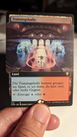 1x GERMAN Training Center Extended NM - CMR Commander Legends Magic EDH X1 - Image 1