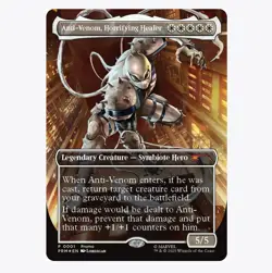 Magic The Gathering Anti-Venom Horrifying Healer Borderless Foil NEW SEALED USA - Image 1