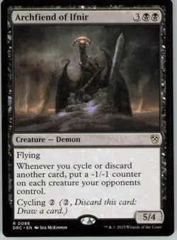 Archfiend of Ifnir R Commander: Aetherdrift 86 Near Mint - Image 1
