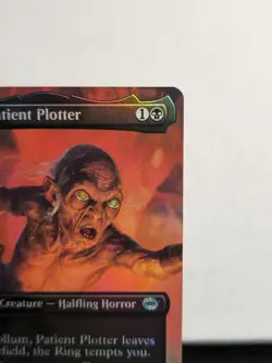 Magic The Gathering - MTG - LOTR - Gollum Patient Plotter - FOIL - BORDERLESS - Image 3