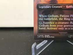 Magic The Gathering - MTG - LOTR - Gollum Patient Plotter - FOIL - BORDERLESS - Image 4