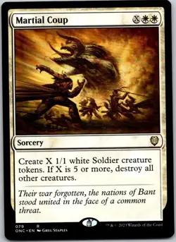 Magic the Gathering Martial Coup Mixed Sets Same Art Commander MTG - Image 1