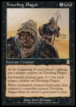 Traveling Plague Odyssey Light Play MTG Magic DNA GAMES - Image 1