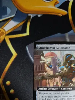 MTG Stridehangar Automaton (Extended Art) - Commander: Aetherdrift (DRC) R 0035 - Image 2