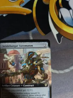MTG Stridehangar Automaton (Extended Art) - Commander: Aetherdrift (DRC) R 0035 - Image 3