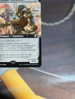 MTG Stridehangar Automaton (Extended Art) - Commander: Aetherdrift (DRC) R 0035 - Image 4