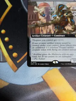 MTG Stridehangar Automaton (Extended Art) - Commander: Aetherdrift (DRC) R 0035 - Image 5