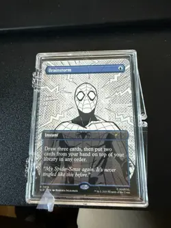 MTG Spider-Man BRAINSTORM #7016 Secret Lair Rare bonus card Non-Foil NM - Image 1