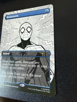 MTG Spider-Man BRAINSTORM #7016 Secret Lair Rare bonus card Non-Foil NM - Image 3