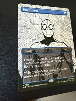 MTG Spider-Man BRAINSTORM #7016 Secret Lair Rare bonus card Non-Foil NM - Image 4