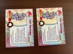 Pokemon Topps TV Animation Edition Machoke #67 Holo Foil + Regular - NM - Image 2