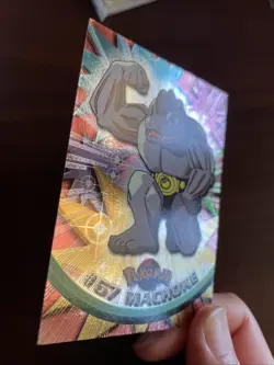 Pokemon Topps TV Animation Edition Machoke #67 Holo Foil + Regular - NM - Image 4