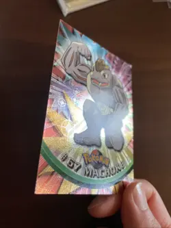 Pokemon Topps TV Animation Edition Machoke #67 Holo Foil + Regular - NM - Image 5