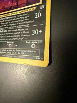 Hundemon (Houndoom) 8/64 Neo Revelation (German Language) Holo Pokemon - Image 3