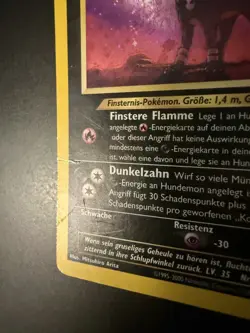 Hundemon (Houndoom) 8/64 Neo Revelation (German Language) Holo Pokemon - Image 4