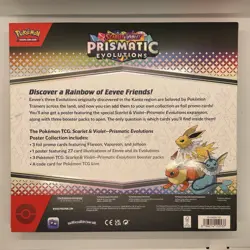 Pokemon TCG Scarlet & Violet Prismatic Evolutions Poster Collection Box Lot Of 4 - Image 3