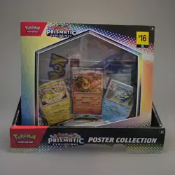 Pokemon Scarlet & Violet Prismatic Evolutions Poster Collection LOT OF 6 SEALED - Image 3