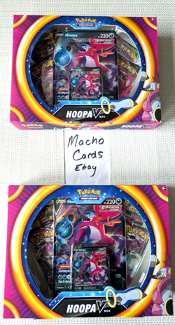 LOT OF 2 Hoopa V Box New Sealed - Pokemon TCG Fusion Strike Evolving Skies - Image 1