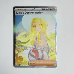 Pokemon Mega Evolution Lillie's Determination #184 Holo - Pack Fresh! - Image 1