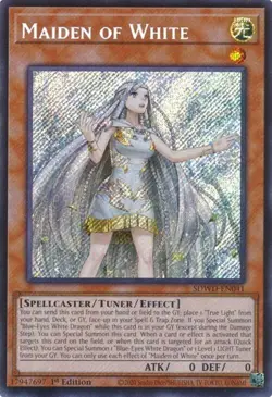 Yu-Gi-Oh! Maiden of White SDWD-EN041 Secret Rare - Image 1